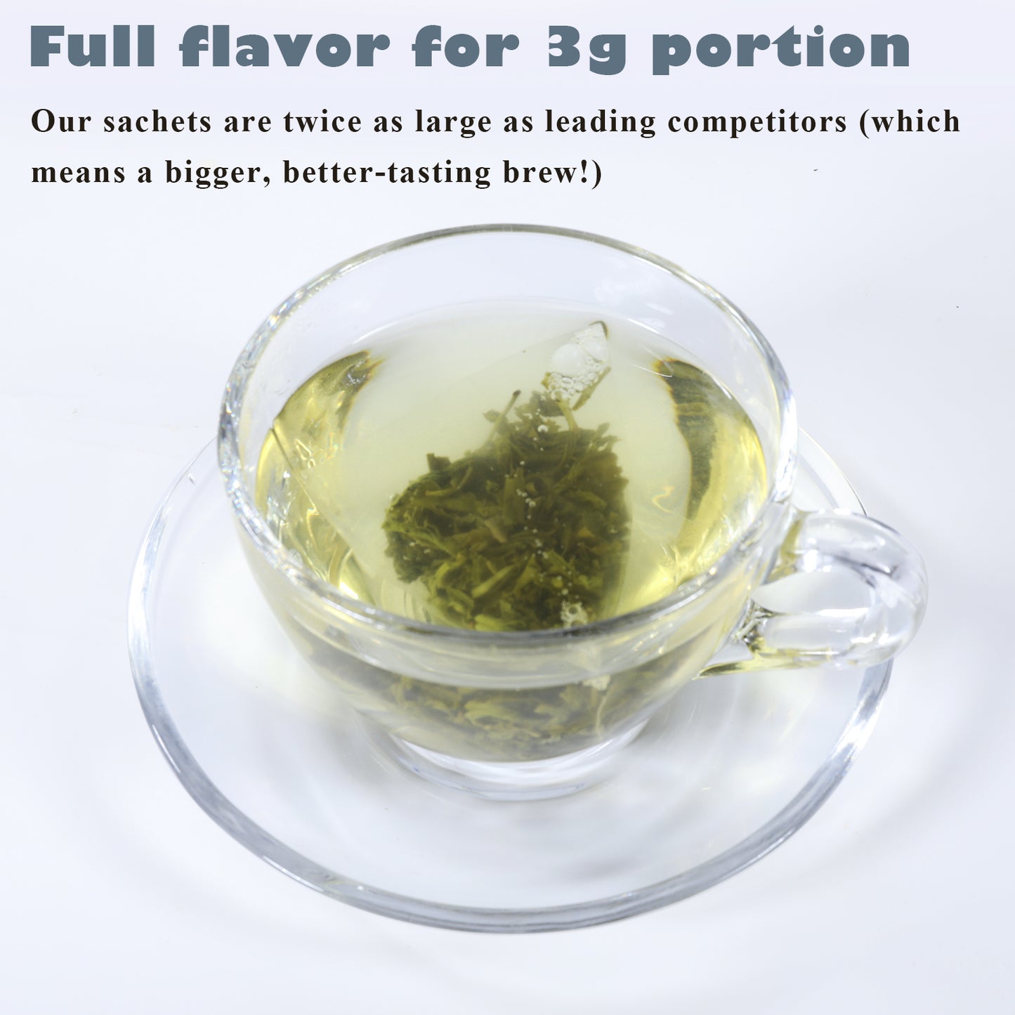 ESSENCESIP Organic Gardenia Green Tea Bags | Gardenia Flower Aroma | 30 Sachets
