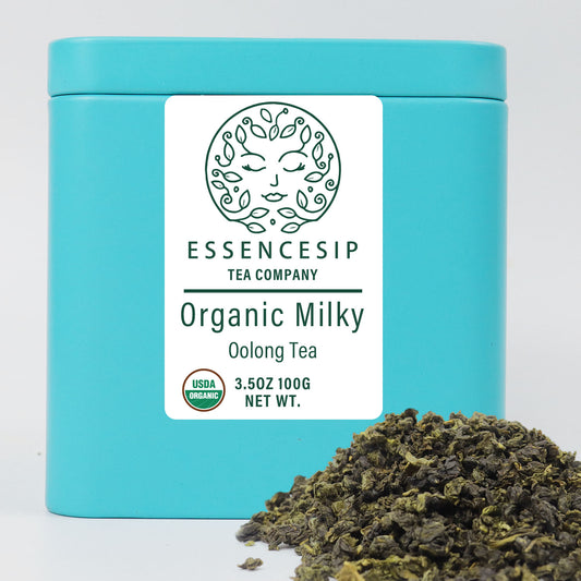 ESSENCESIP Organic Milky Oolong Tea 3.5 oz, Loose Leaf 100g