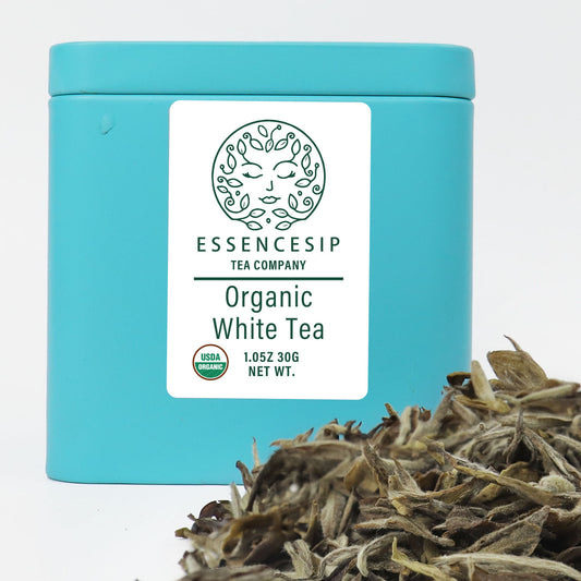 ESSENCESIP Organic White Tea 1.05 oz, Loose Leaf 30g