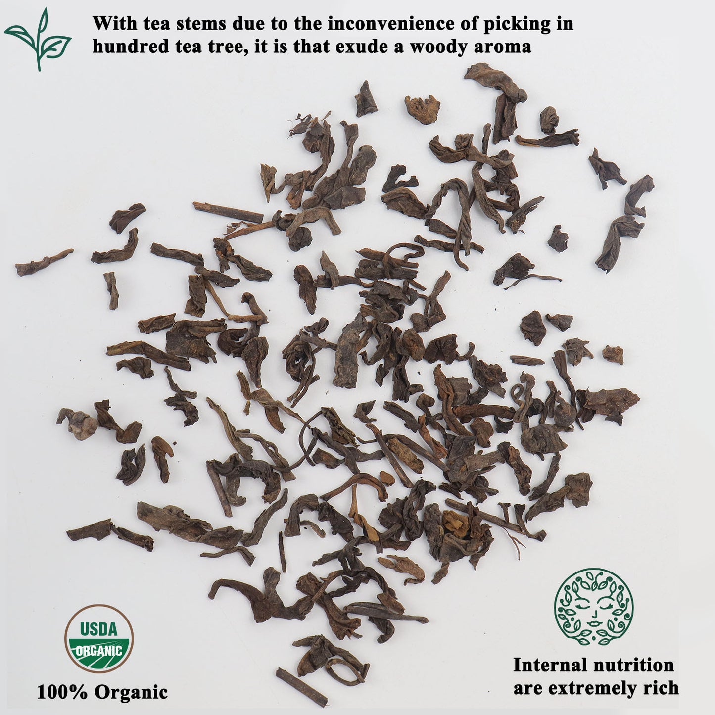 ESSENCESIP Organic Puerh Tea 3.5 oz, Loose Leaf 100g