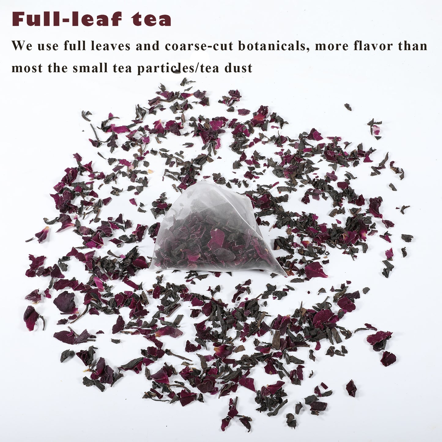 ESSENCESIP Organic Shangrila Rose Black Tea Bags | Shangrila Rose Aroma | 30 Sachets