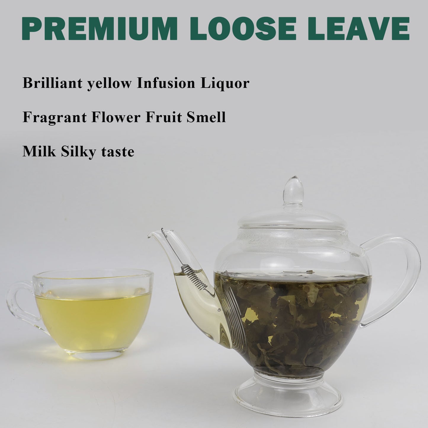 ESSENCESIP Organic Milky Oolong Tea 3.5 oz, Loose Leaf 100g